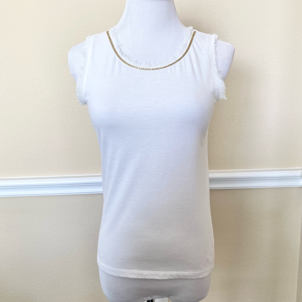 White tank top